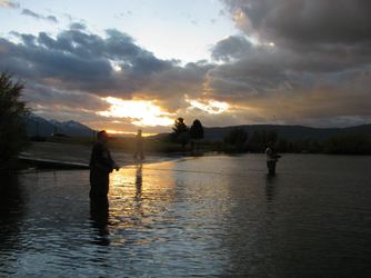 Fishing at Henrys Lake